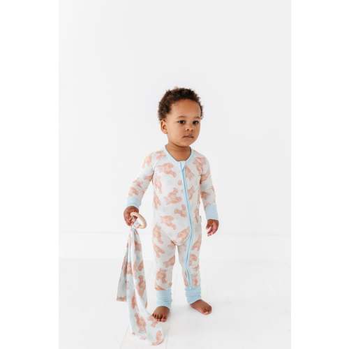 Baby Blue Teddy Zippy