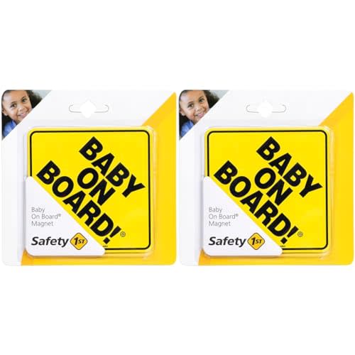 Safety 1st Baby On Board Sign Magnet (Pack of 2)