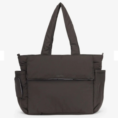 Diaper Tote Bag with Laptop Sleeve - BLACK