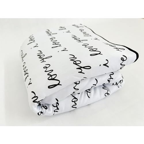 NODNAL CO. Quilted Baby Blanket - Large Premium Viscose from Bamboo - 33in x 33in for Baby Girl/Boy Infant Receiving or Toddler Blanket - Gender Neutral Baby Shower Newborn Gift (I Love You)