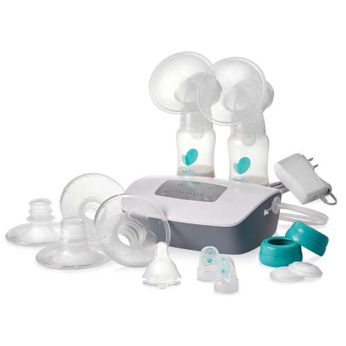 Evenflo Advanced Double Electric Hospital-Strength Breast Pump with 3 Flange Sizes
