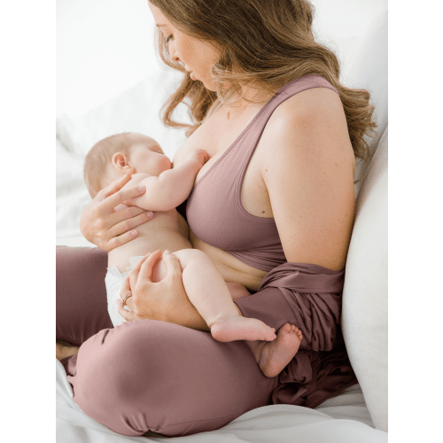 French Terry Racerback Nursing & Sleep Bra | Twilight - Kindred Bravely