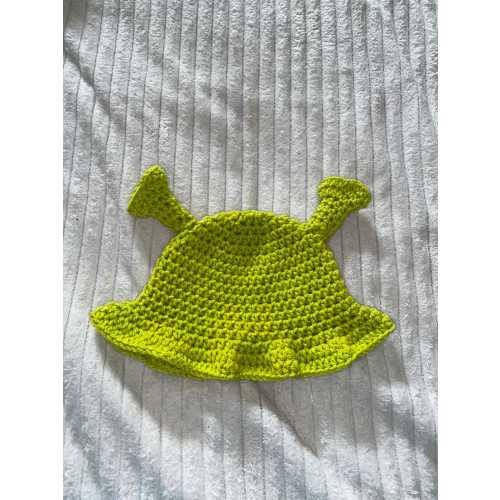 Crochet Shrek/Fiona Ogre Bucket Hat/ Crochet Infant/Toddlers Bucket Hat/ Cute Crochet Hat/ Shrek Hat