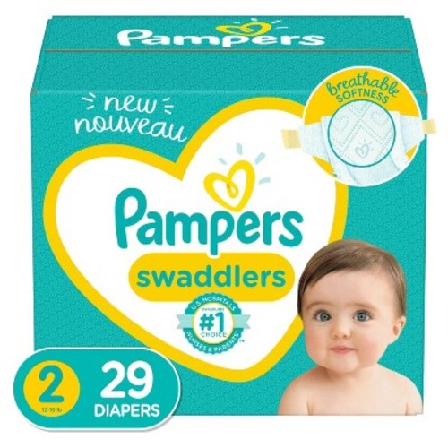 Pampers Swaddlers Diapers - (Select Size and Count)