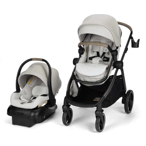 Maxi-Cosi Zelia Pro 5-in-1 Modular Travel System, Classic Oat