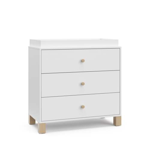 Storkcraft® California 3 Drawer Chest with Removable Changing Topper