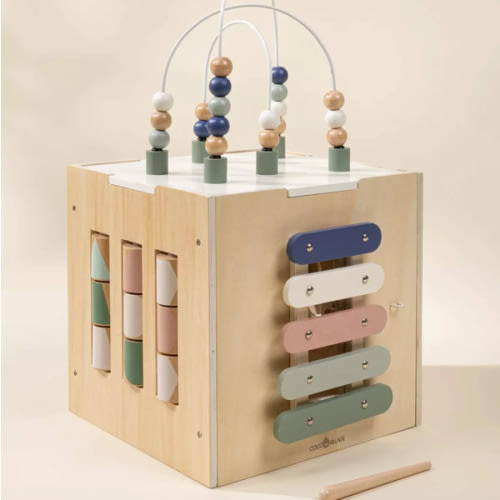 Wooden Activity Cube