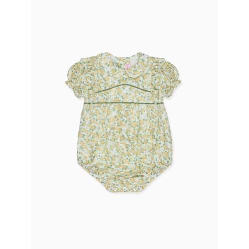 Yellow Floral Angelica Baby Girl Romper – La Coqueta Kids