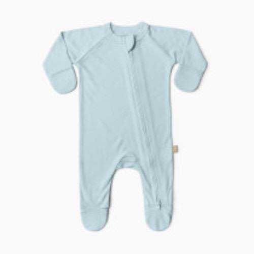 Goumi Kids x Babylist Bamboo & Organic Cotton Footie - Sky, Newborn