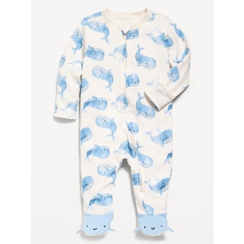 2-Way-Zip Sleep & Play Footed One-Piece for Baby | Old Navy