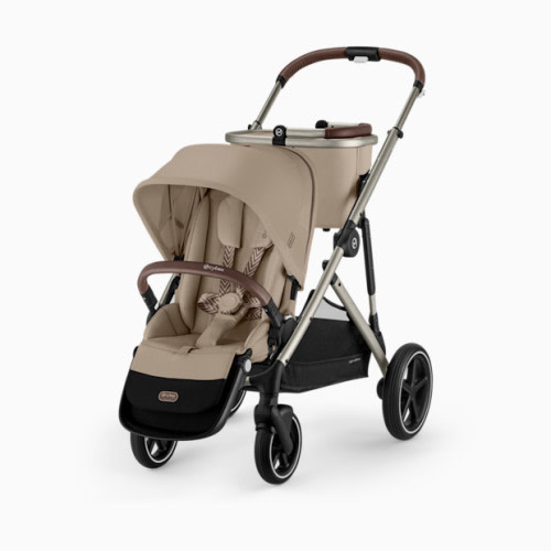 Gazelle S Stroller - Almond Beige Seat/Taupe Frame