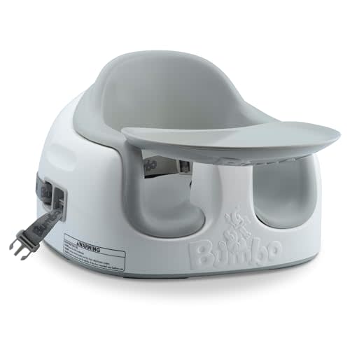 Bumbo 3-in-1 Baby Multi Seat Booster w/ Feeding Tray, 6-36 Months Old, Cool Grey