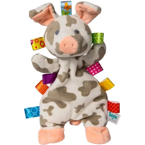Taggies Patches Pig Lovey Soft Toy , 12 Inch (Pack of 1)