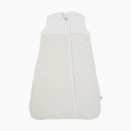 Little Unicorn Cotton Muslin Quilted Sleep Bag - Tan Gingham, Small