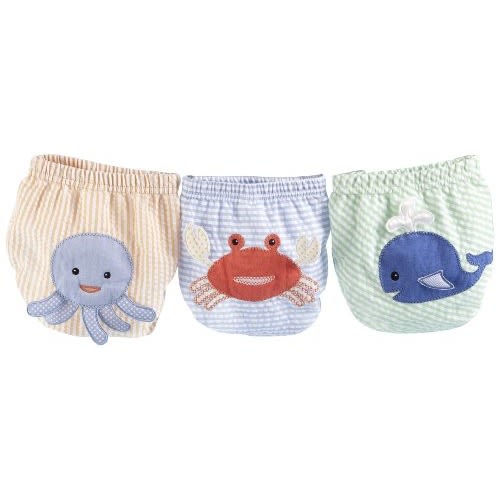 Baby Aspen Beach Bums Diaper Covers (3 Pack) - 0-6 Months