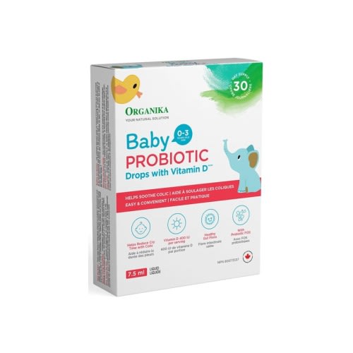 Organika Baby Probiotic Drops with Vitamin D
