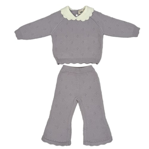 12-18M Rory Sweater and Pants Set - Purple