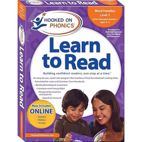 Hooked on Phonics Learn to Read - Level 3: Word Families (Early Emergent Readers | Kindergarten | Ages 4-6) (3): very_good (2009) | Books for Life