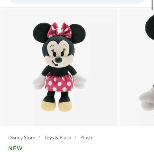 Minnie Mouse ''My First Minnie 2025'' Plush – Small 13'' | Disney Store