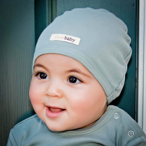 Organic Cute Cap in Seafoam – L'ovedbaby