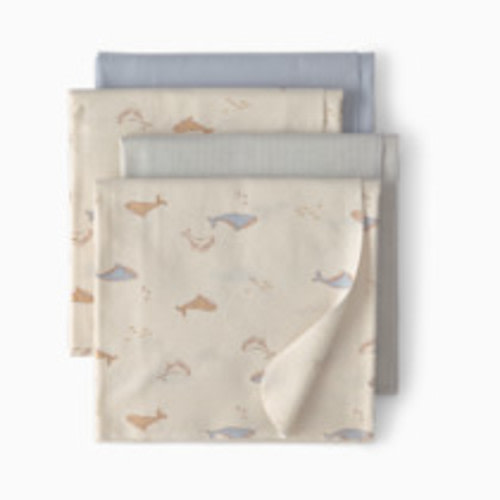 Carter's 4-Pack Floral Receiving Blankets - Whale