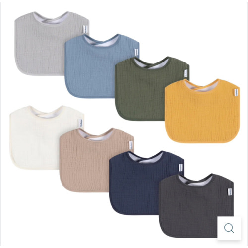 8-Pack Baby Boys Multi-color Muslin Drooling Bibs – Gerber Childrenswear