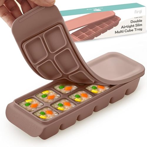 Silicone Cube Freezer Tray for Baby Food Prep