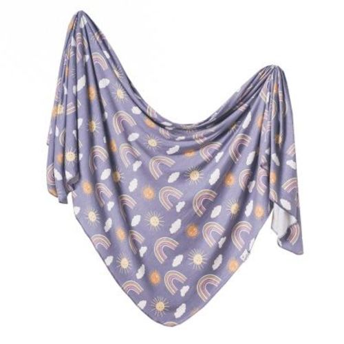Copper Pearl Bloom Knit Swaddle Blanket - Hope