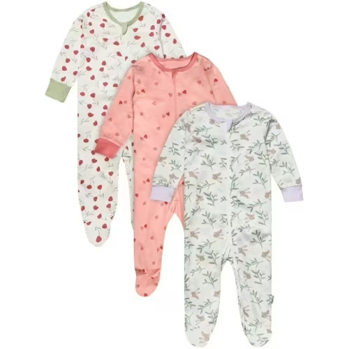 Gerber Baby 3-Pack Sleep NPlay - Long Sleeve, Zipper Closure