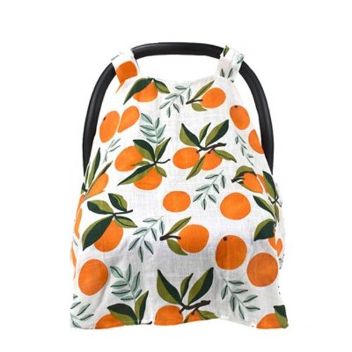 ENTASSER 2-in-1 Lightweight Breathable Infant Car Seat Cover "Infant Car Seat Cover", Floral