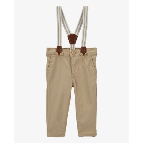 Baby Twill Suspender Pants - OshKosh | Carter's