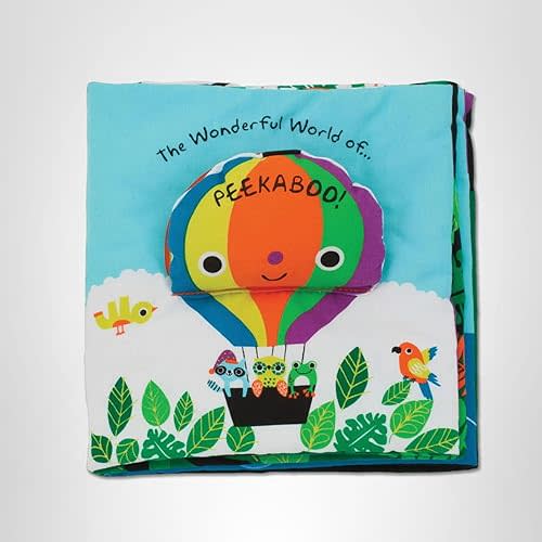 Melissa & Doug Soft Activity Baby Book - The Wonderful World of Peekaboo! Lift The Flap Busy Book for Toddlers, Sensory Toys for Babies and Toddlers