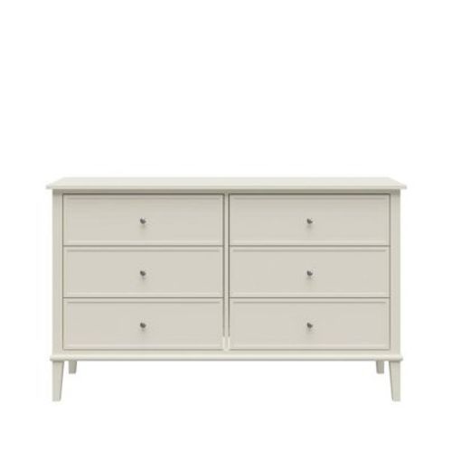 Room & Joy Durham 6 Drawer Dresser Soft White