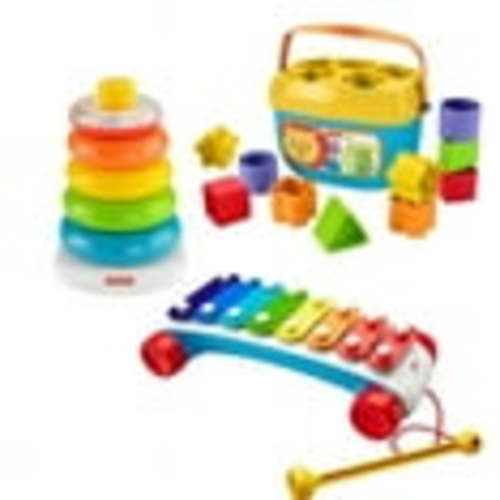 Fisher-Price Classic Infant Trio Gift Set Toy New With Box