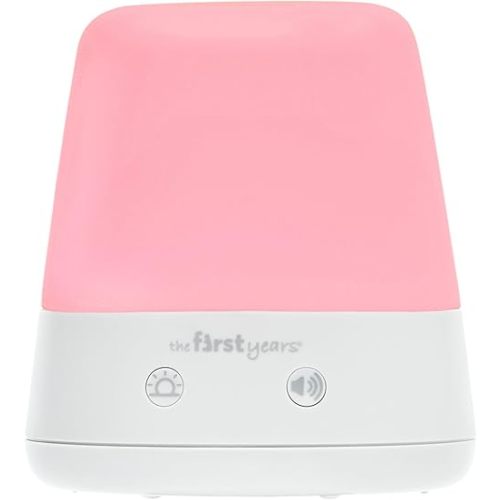 The First Years Sunset Baby Soother Night Light and Sound Machine - Red Kids Sleep Training Aid for Toddlers - Supports Natural Melatonin Production