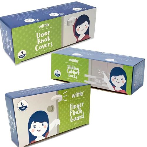Amazon.com: Wittle Baby Proofing Door Stopper - 4pk, Soft EVA Foam Finger Pinch Guard, Prevents Injuries, Slamming Doors, Child or Pet from Getting Locked in Room, White : Baby