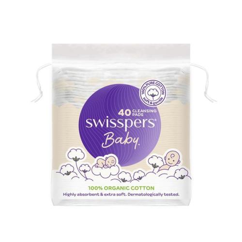 Swisspers Baby Organic Cotton Large Pads 40