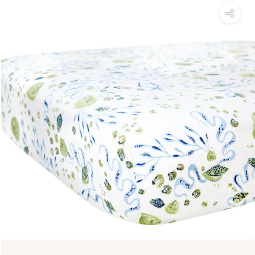 Cecilia Green Crib Sheet