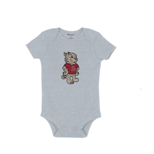 BABY LEOPARD ONESIE GRY | Lafayette College Store