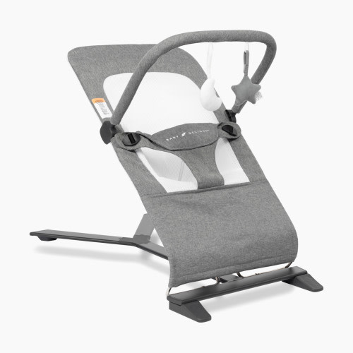 Baby Delight Alpine Deluxe Portable Bouncer - Charcoal Tweed