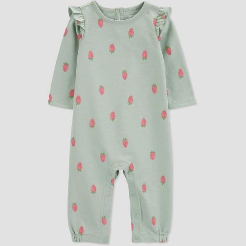 Carter's Just One You®️ Baby Girls' Floral Jumpsuit - Mint 3m