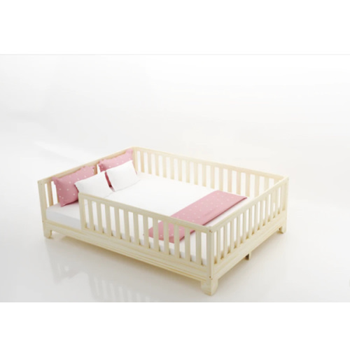 Luca Toddler Floor Bed with Rails | Custom Kids Furniture