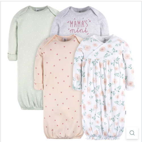4-Pack Baby Girls Mamas Mini Gowns – Gerber Childrenswear