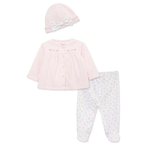 Little Me 3-Piece Cardigan Set in size 6 months