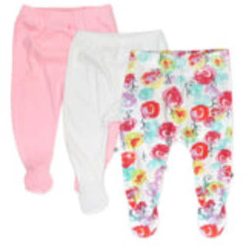3-Pack Organic Cotton Footed Pants | Honest Baby Clothing