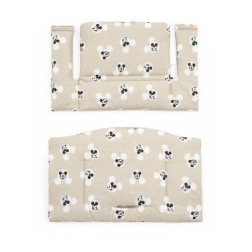 Stokke Tripp Trapp Classic High Chair Cushion 2, Made with Organic Cotton - Mickey Signature