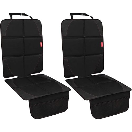 Amazon.com: MORROLS Car Seat Protector, 2 Pack Carseat Protector with Thick Padding, Baby/Pets for Child Car Seat-Mesh Pockets-Waterproof-Universal Size(Black)