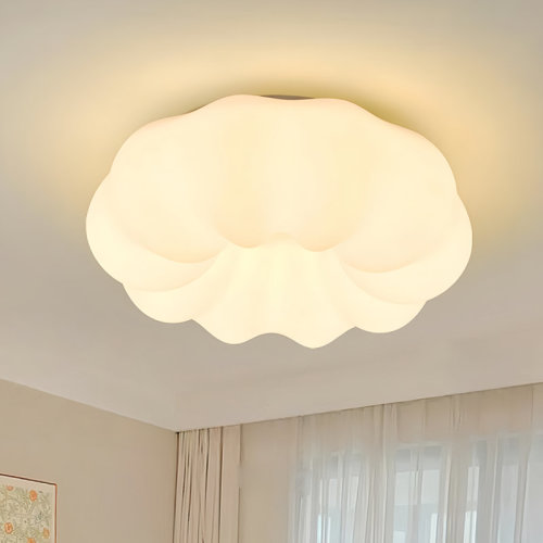 Ivy Bronx Pumkin Cloud Ceiling Light With Remote Control & Reviews | Wayfair