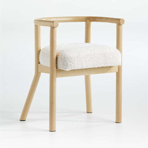 Set of 2 White Horse 21" Upholstered Play Chair