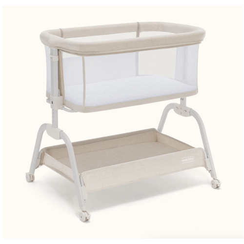 HARPPA Cuddly Lite | 2-in-1 Baby Bassinet & Bedside Sleeper for Newborns with Mattress